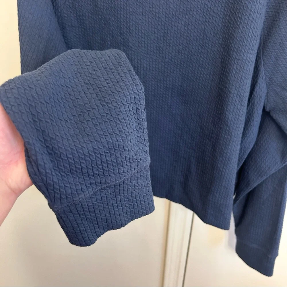 CALIA by Carrie Underwood Textured Mock Neck Golf Top Blue Women’s XL - Picture 6 of 8